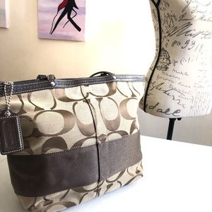 Coach canvas bag